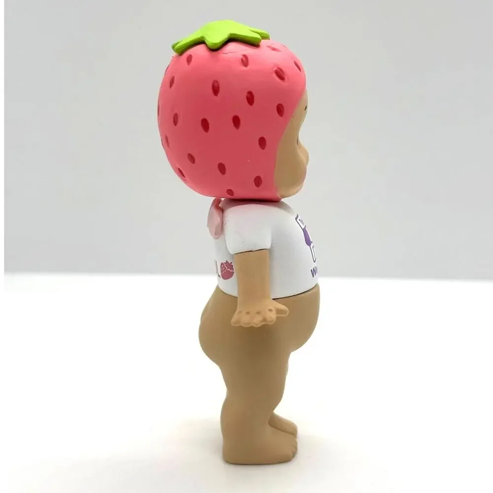 New Unbranded Kewpie/Angel Collectible Mini Figure, Strawberry Welcome, Open Box